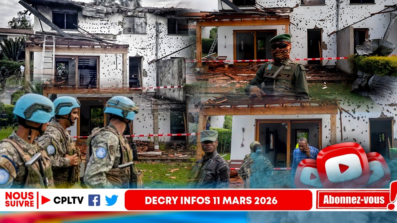 DECRY INFOS 11.3.26,ATTAQUE DRONES A GOMA,QUI ETAIT VISE?QUI EST RESPONSABLE?ERREUR M23?CONSEQUENCE?