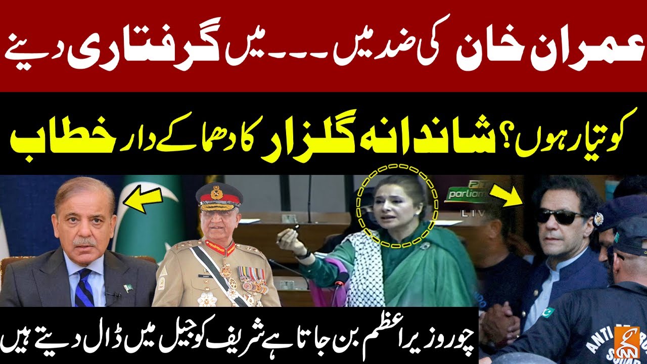 PTI Shandana Gulzar Fiery Speech In National Assembly | Shandana Gulzar Speech | GNN