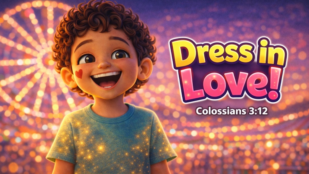 Dress in Love! 💛 | Colossians 3:12 Song for Kids | Bible Song About Kindness