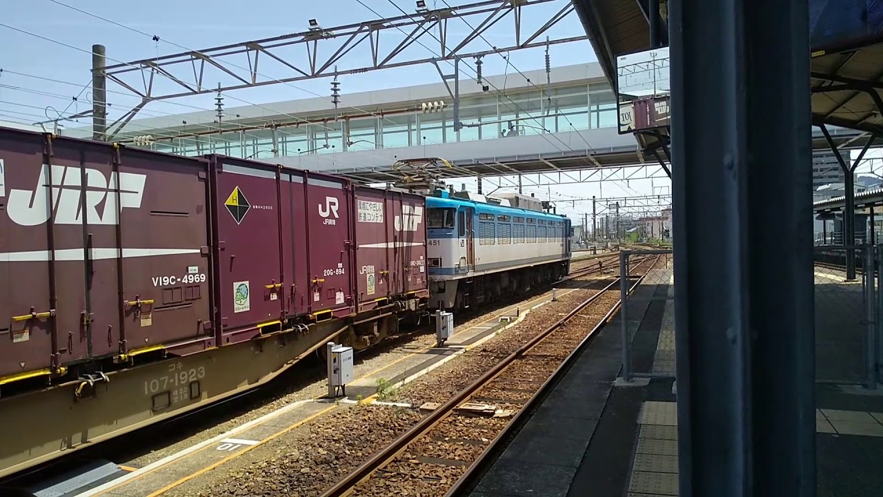 【延岡貨物】延岡駅での入れ換え作業