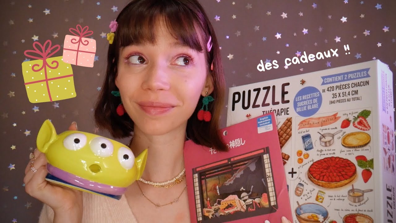 ASMR | Mes cadeaux d'anniversaire trop cools (et qui en plus sonnent bien) 🎁