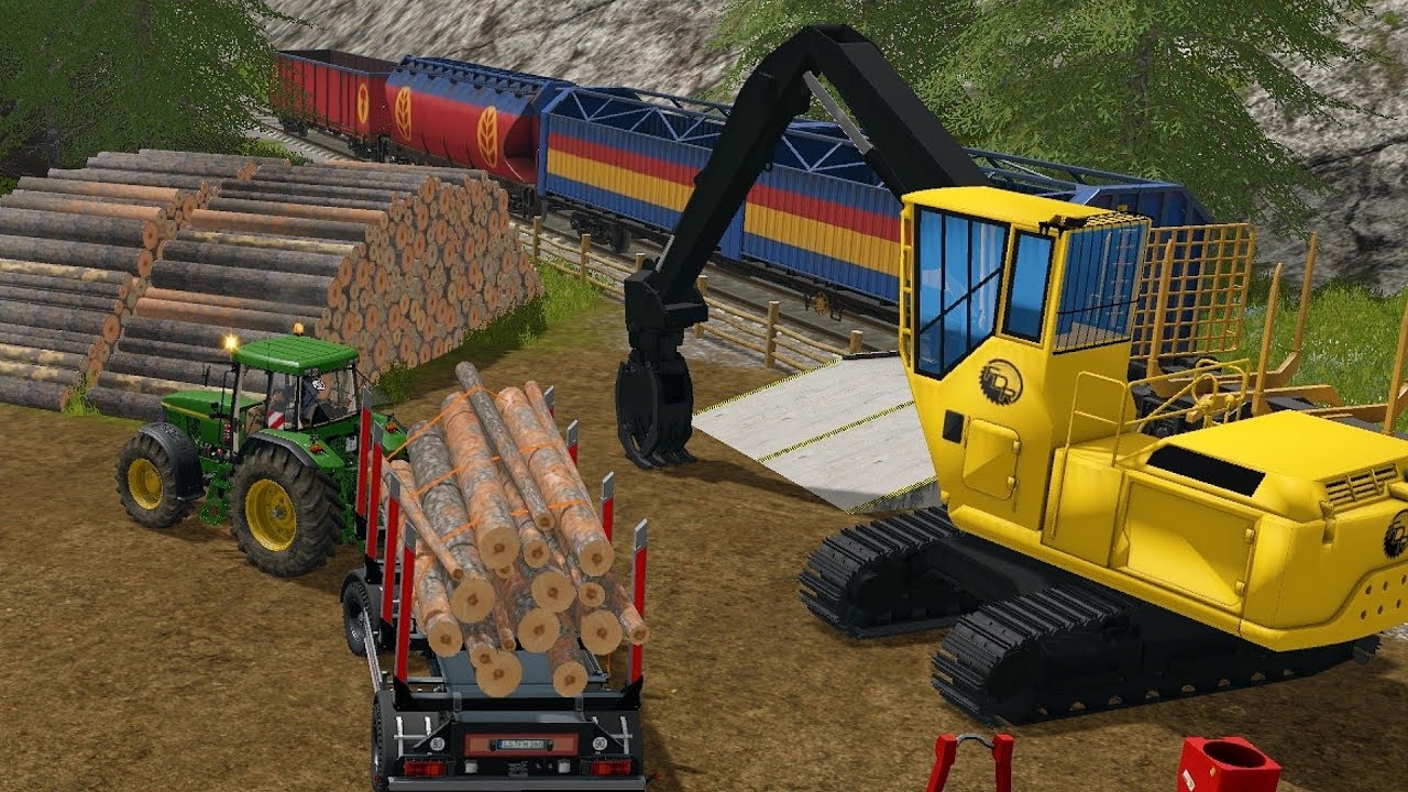 Farming Simulator 17 - Forestry and Farming on Woodshire 050