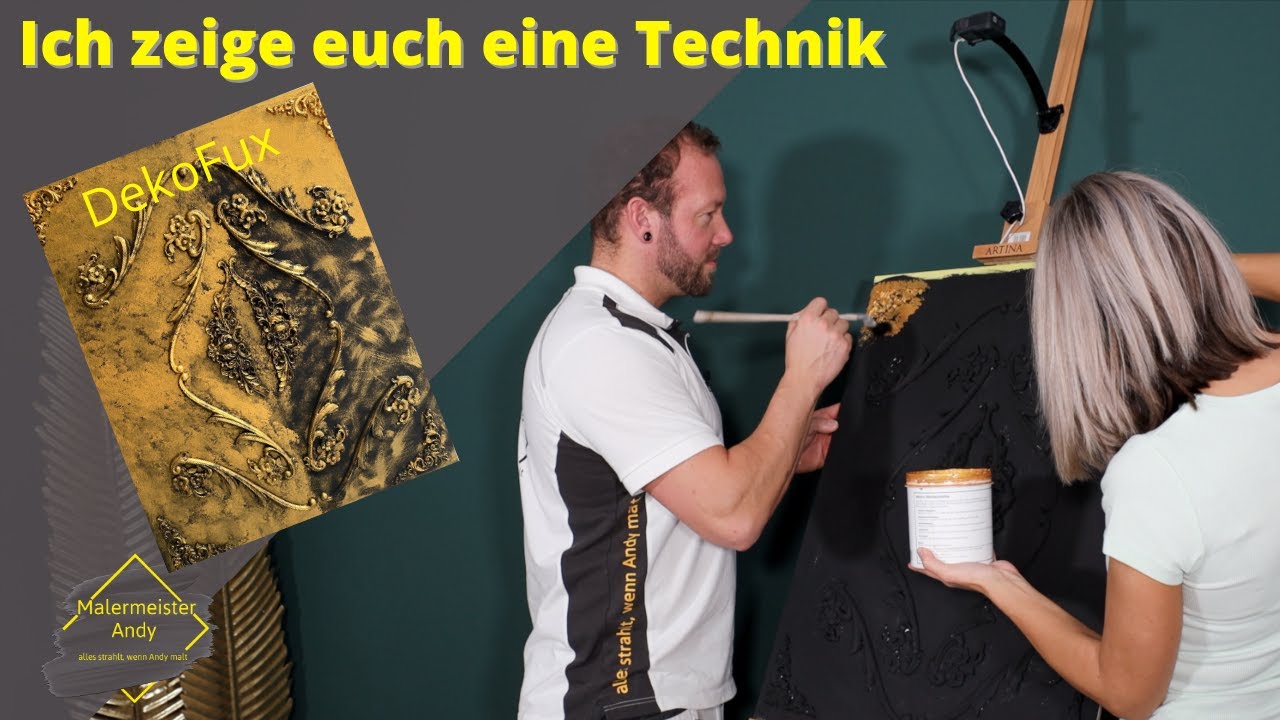 DekoFux auf der Musterplatte mit Freundin (Weihnachtskalender)