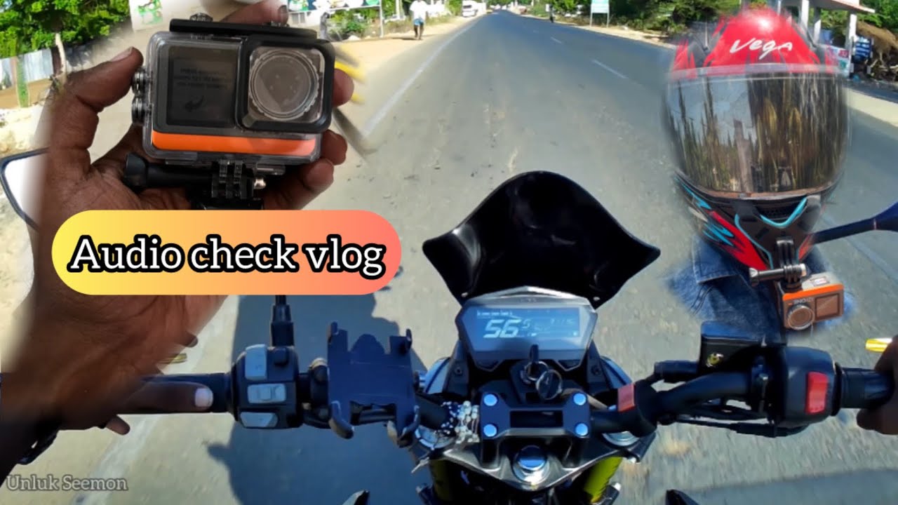 IZI ONE LITE ACTION CAMERA📸Audio check Vlog🎙️#usf #automobile #actioncamera #izione #tamil 