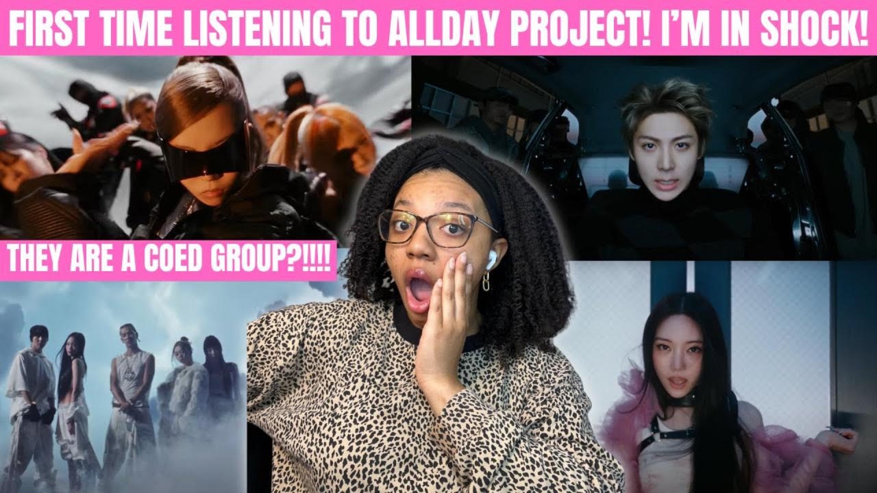 FIRST TIME LISTENING TO A COED K-POP GROUP!! ALLDAY PROJECT FAMOUS & WICKED REACTION!!!!