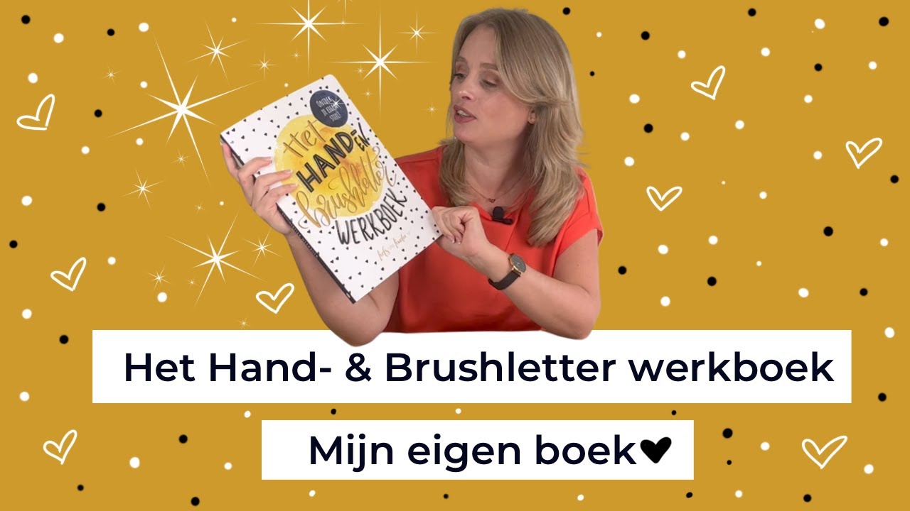 HANDLETTEREN & BRUSHLETTEREN VOOR BEGINNERS // Het Hand- & Brushletterwerkboek
