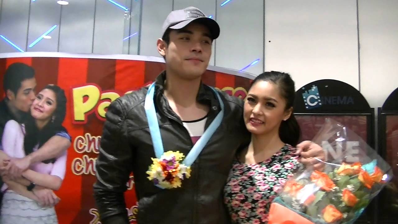 KIMXI Xian Lim  & Kim Chiu attends Xianshine Lovers Blockscreening for PAST TENSE  Movie  StarCinema