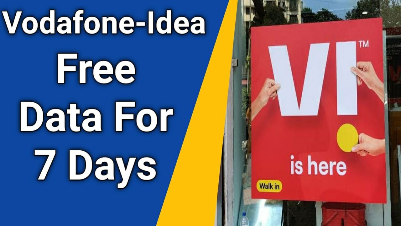Vodafone-Idea Gives Free Data For 7 days | Great Offer by VI