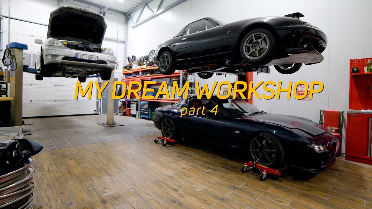 My Dream Workshop - Part 4: Pallet Racks, Budget Welding Cart and a 1-post Lift