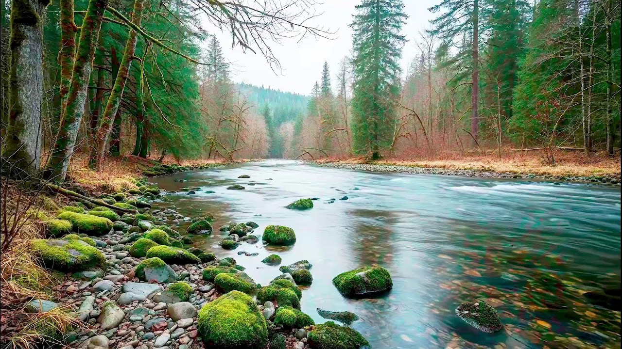 Flowing River Sound for Deep Sleep | Calm Nature Noise for Wellness and Sleep Aid