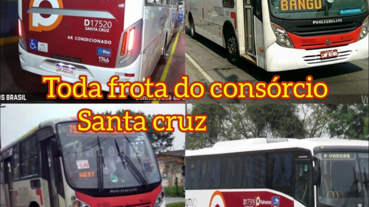 Toda frota do consórcio Santa cruz