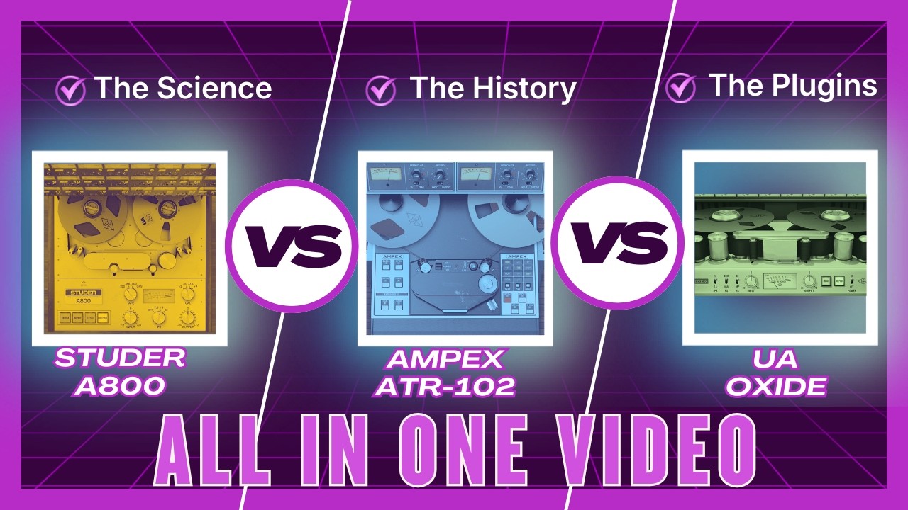 What 'Warmth' Actually Means: The Science of Tape Saturation (Studer A800 &middot; Ampex ATR-102 &middot; Oxide)