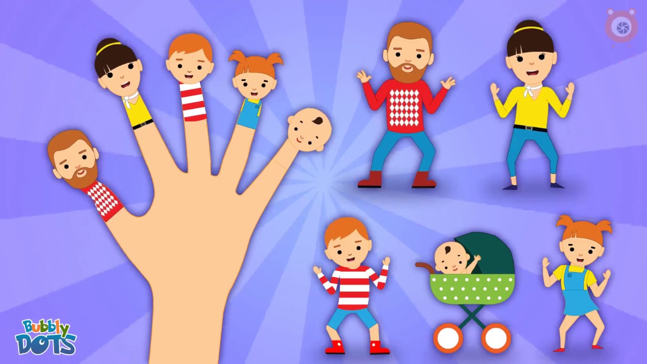 Finger Family | Nursery Rhymes Songs | Finger Family Song | English Nursery Rhymes | Bubbly Dots