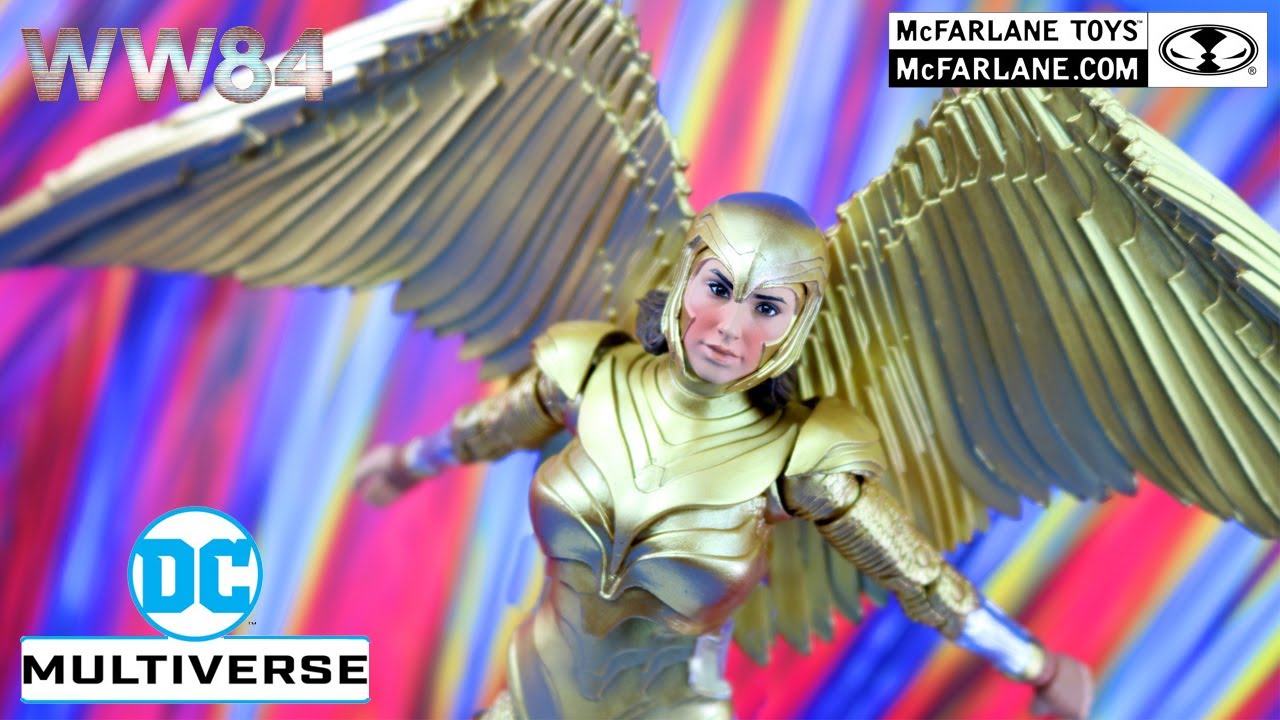 Review MULHER MARAVILHA Armadura Dourada DC MULTIVERSE McFarlane Toys filme Wonder Woman 1984