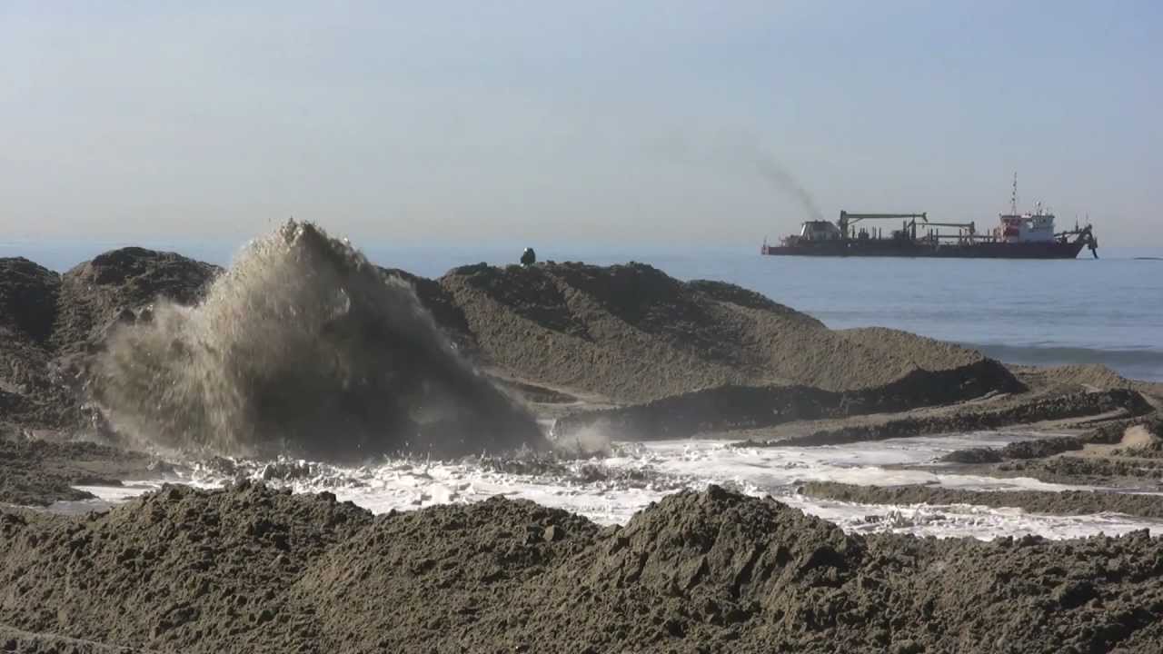 SANDAG Beach Replenishment in Cardiff by the Sea - October 2012