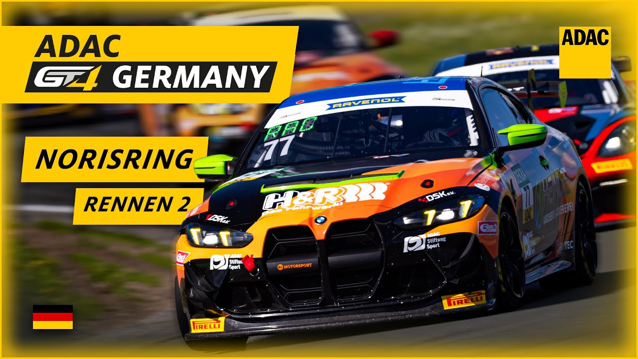 Rennen 2 LIVE vom Norisring 🔥 | ADAC GT4 Germany 2025