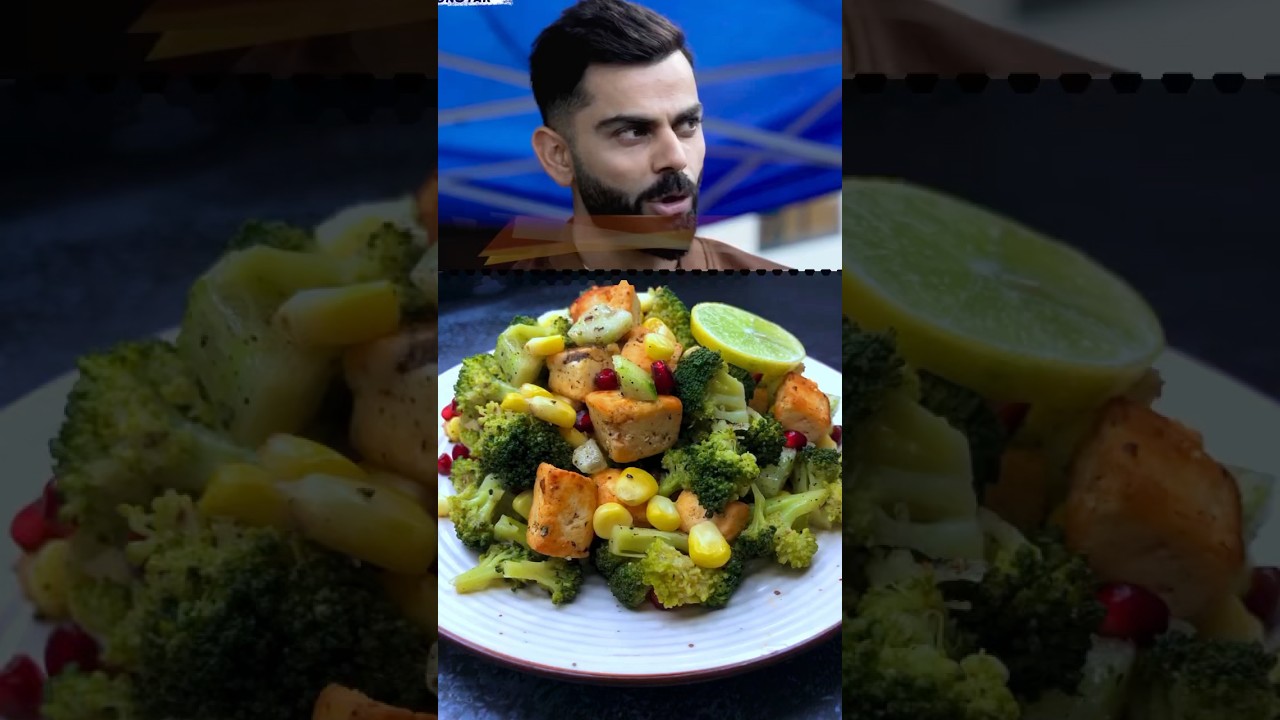 Virat Kohli&rsquo;s healthy super food Salad 🥗🤤 #healthysalad #salad #viratkohli