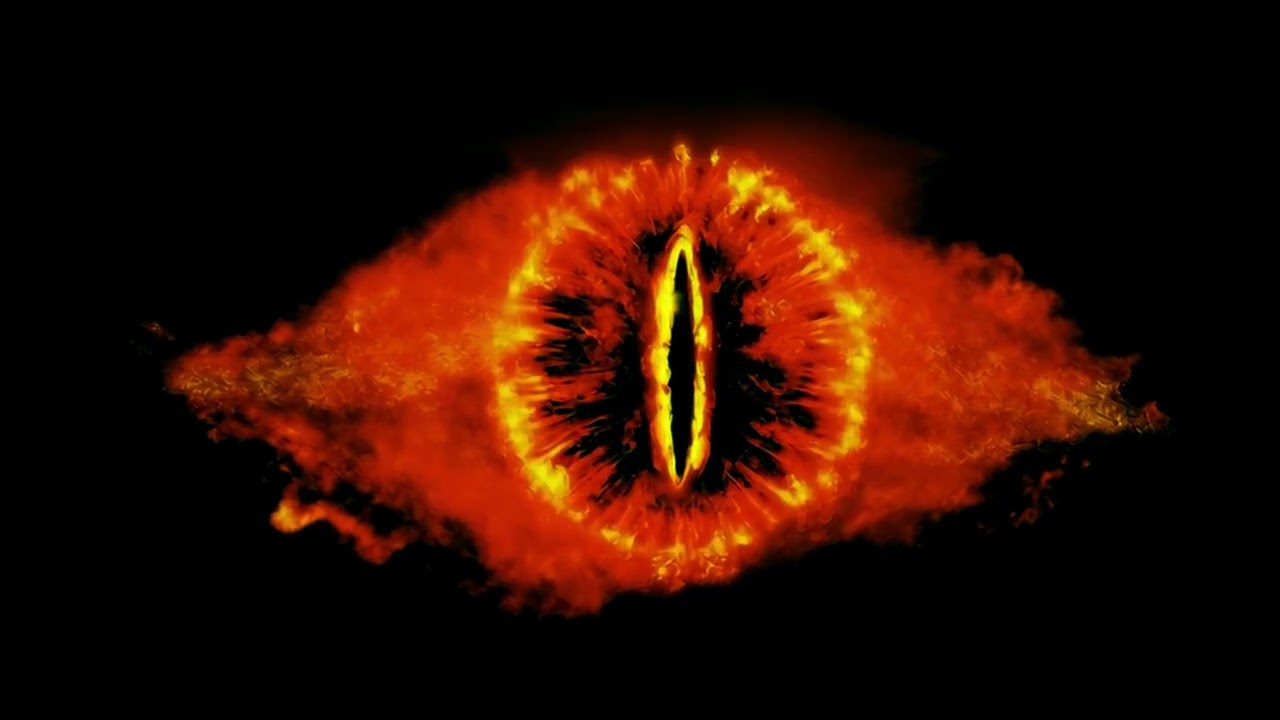 The Eye of Sauron &ndash; Realistic Animated Projection (Loop) | Halloween Digital Decoration