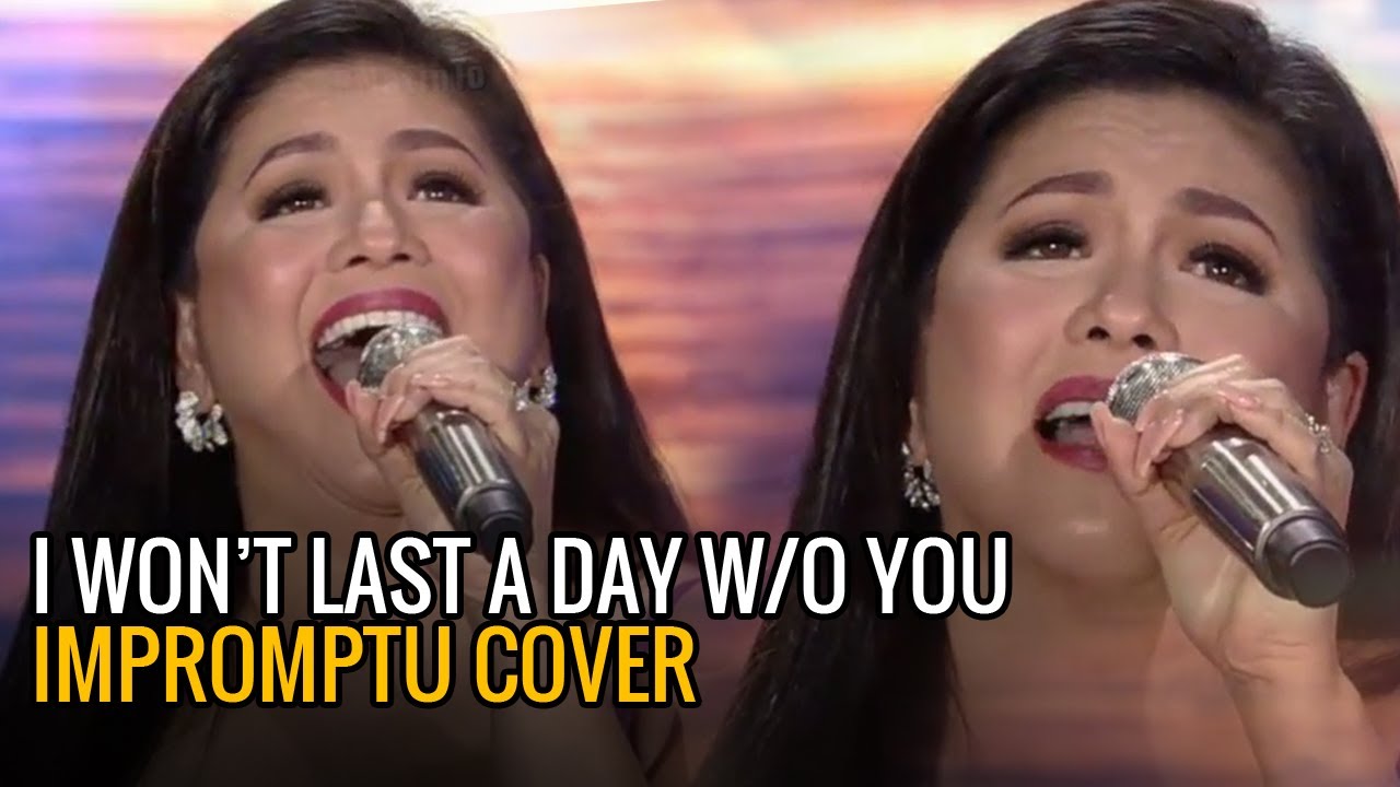 IMPROMPTU: I Won’t Last A Day Without You - Regine Velasquez | Piano-oke Night