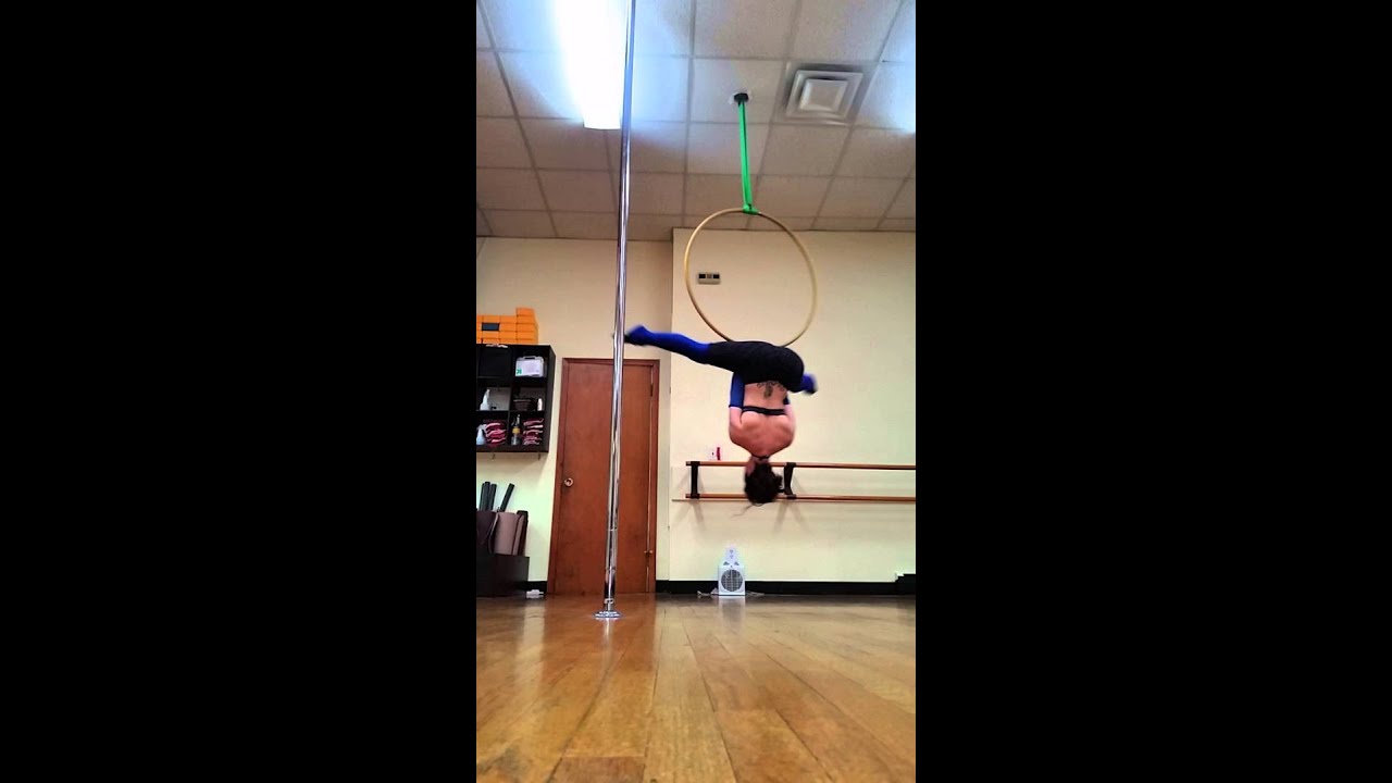 Lyra Combo-Deadlift Invert, Twist to banana split
