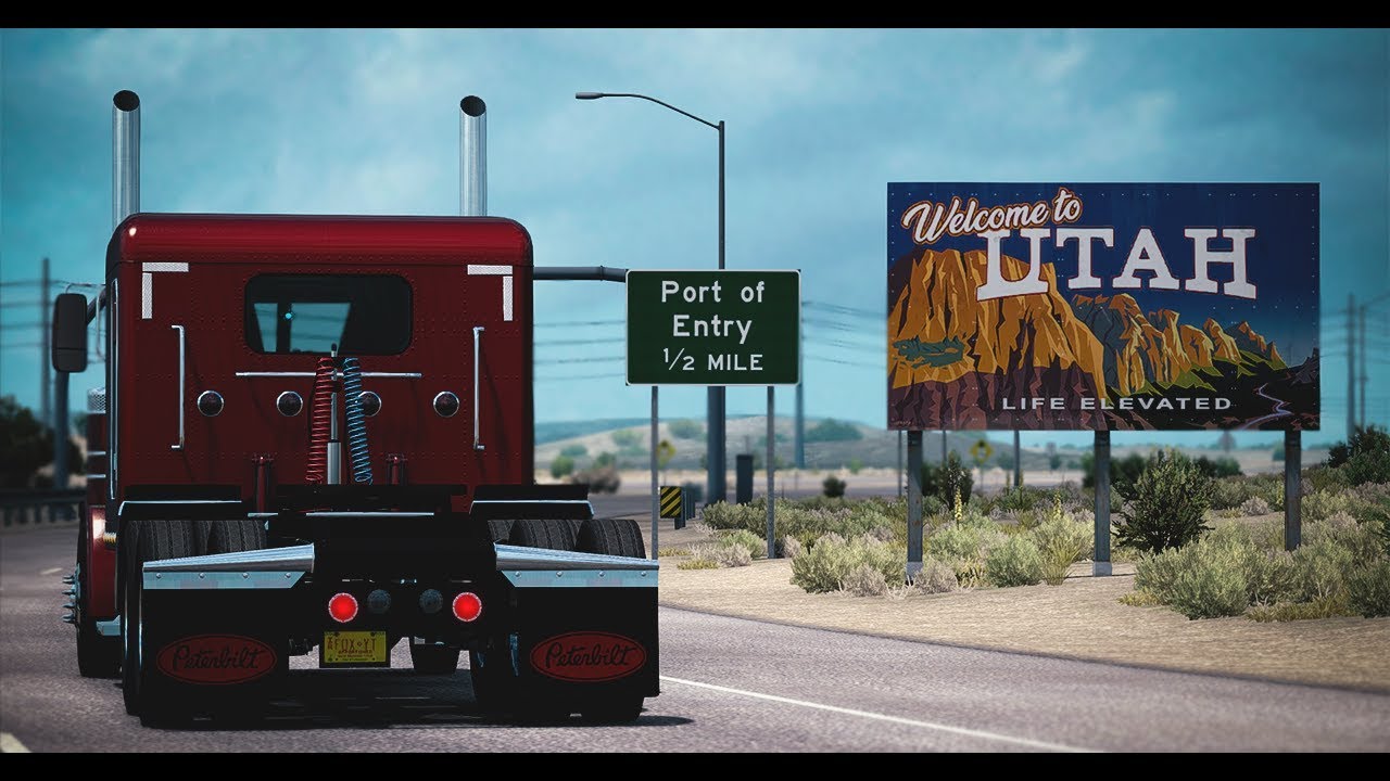 Utah DLC - Salt Lake City &rarr; Ogden | American Truck Simulator (ATS 1.36)