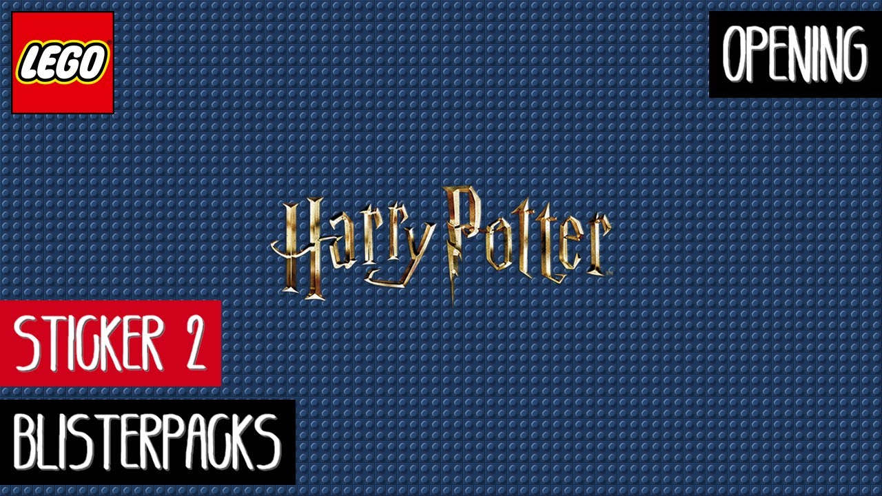 Opening LEGO Harry Potter Sticker - Serie 2: Blisterpacks
