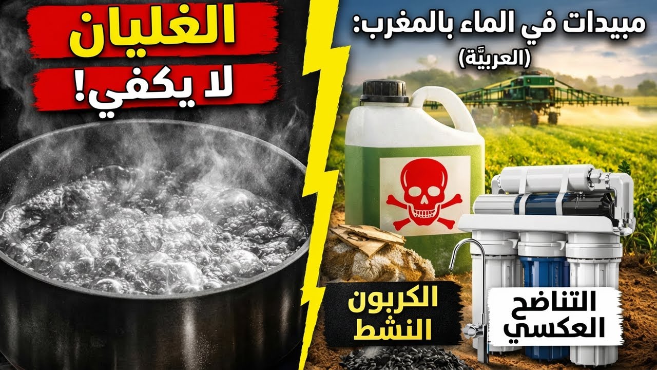 مبيدات في الماء بالمغرب: الغليان لا يكفي! (العربية)