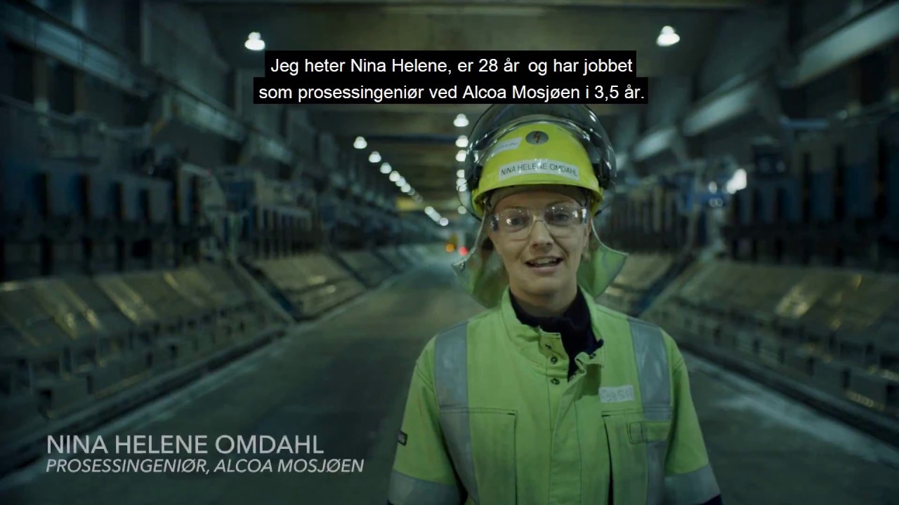 Prosessingeniør ved Alcoa Mosjøen
