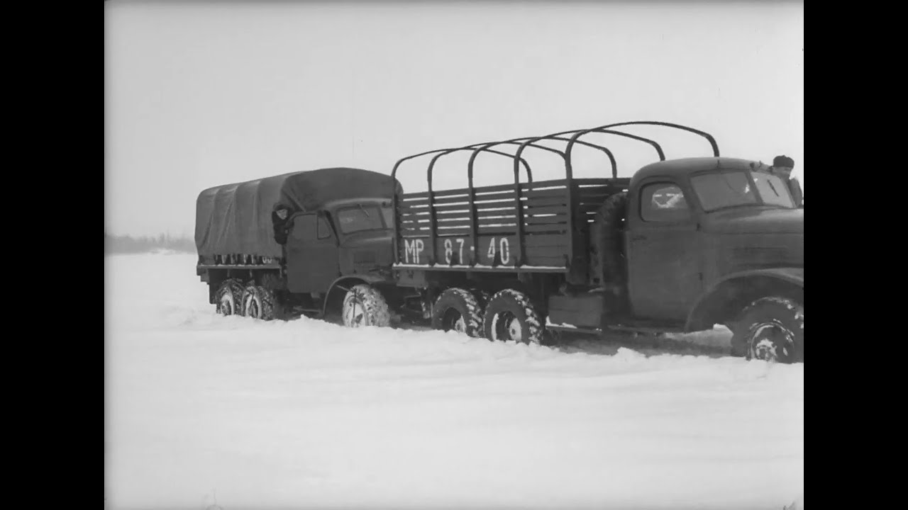 Коренное улучшение проходимости трехосных автомобилей ЗИС, 1955