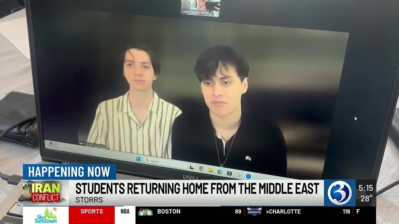 Students stranded in Dubai hope for flight home as Middle East tensions rise