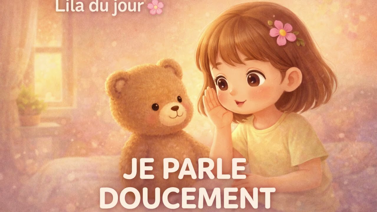 🌸 Lila du jour | Je parle doucement (comptine douce pour enfants)