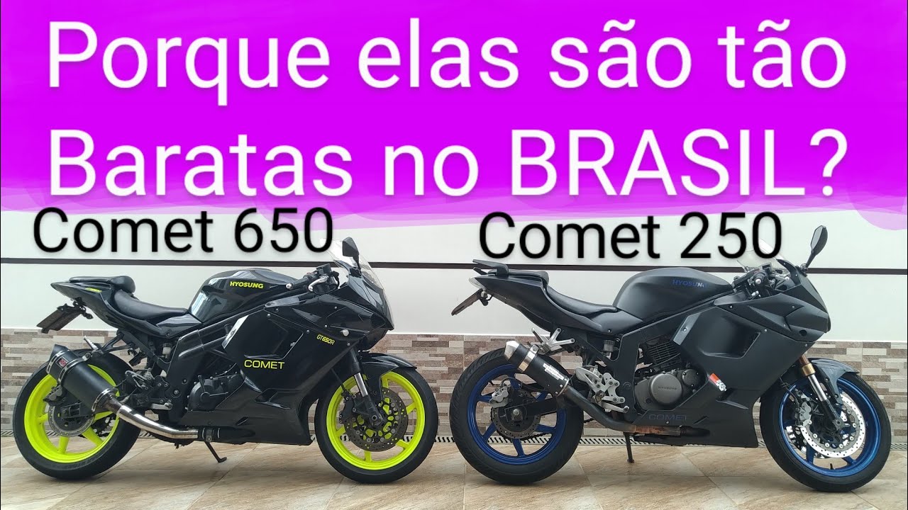 PORQUE AS COMET 250/650 É TÃO BARATA NO BRASIL?