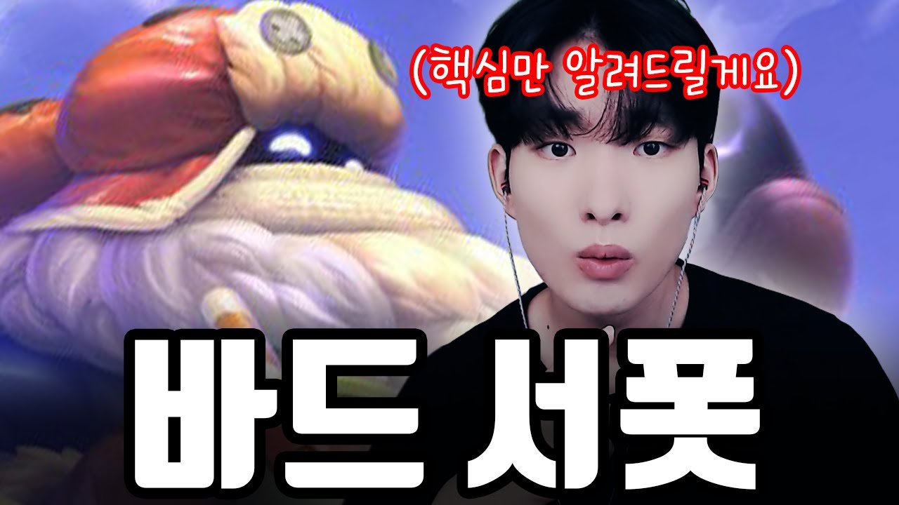 티어 올리고 싶으면 꼭 보고 가세요【서폿 강의】【바드】