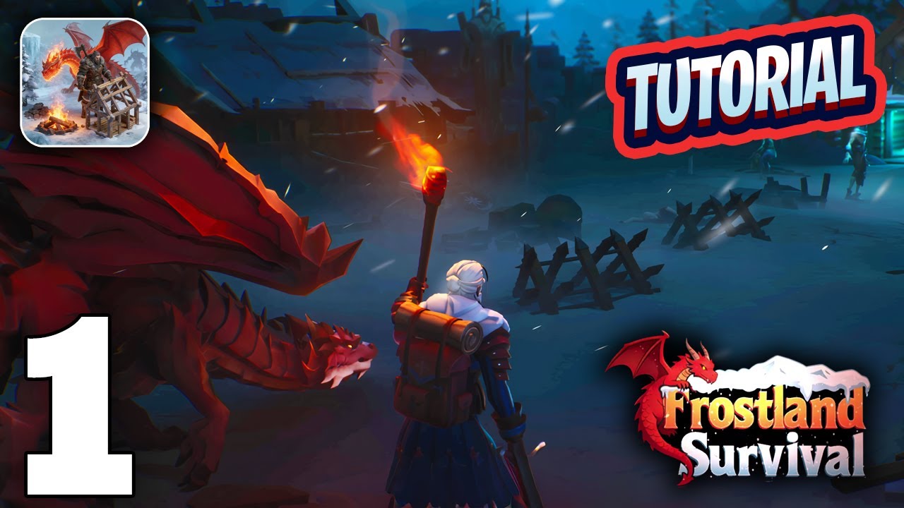 Frostland Survival Gameplay Walkthrough Part 1 (iOS, Android) - Tutorial