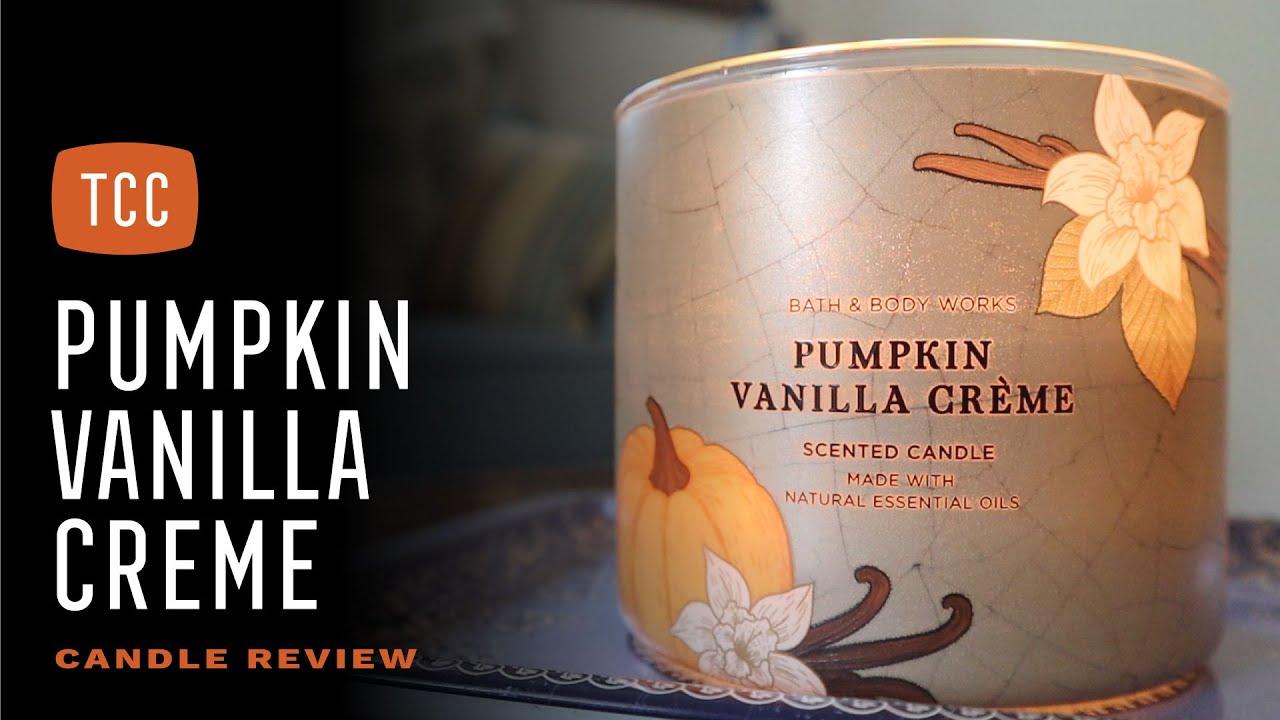 Pumpkin Vanilla Creme Candle Review – Bath & Body Works