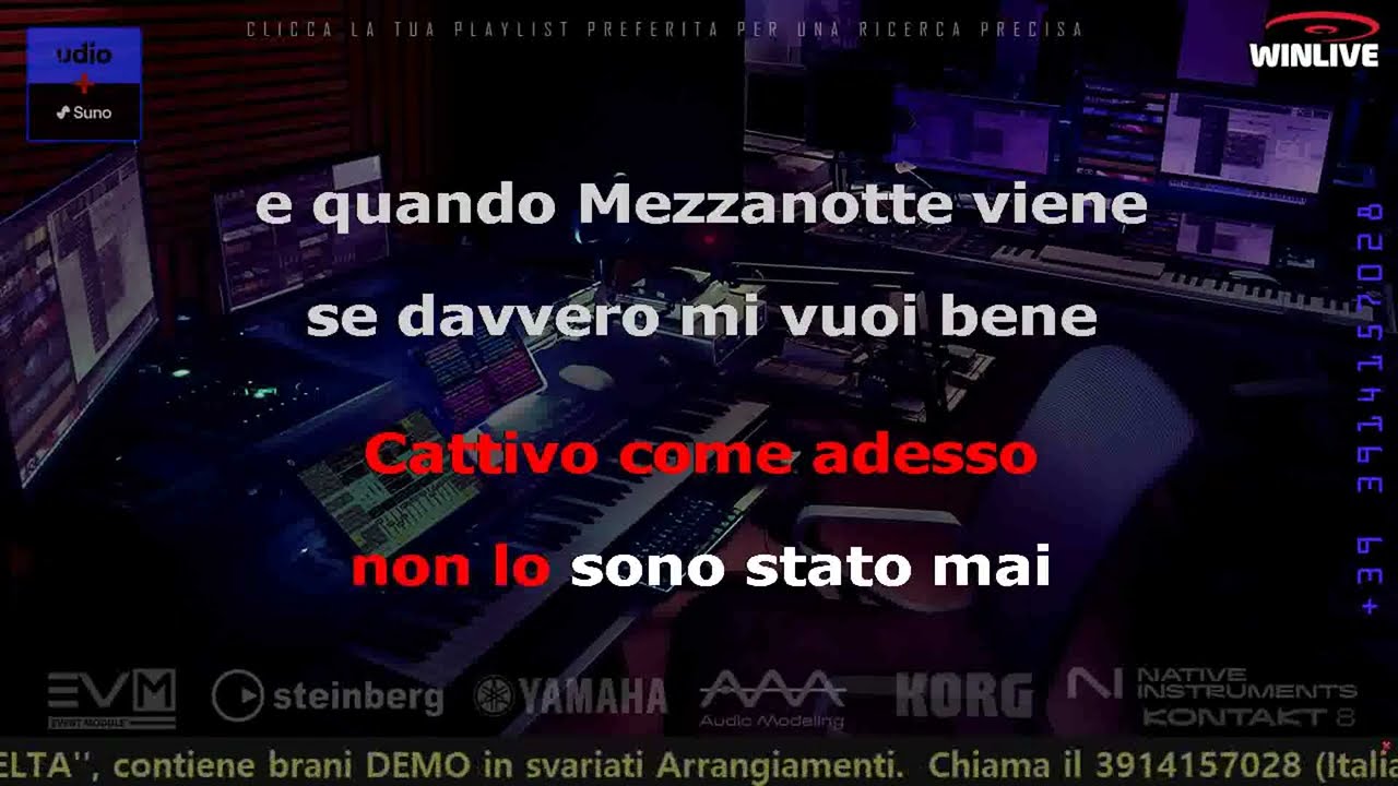 1411 Una carezza in un pugno KARAOKE (Kizomba Version) senza cori (3 versioni in descrizione)
