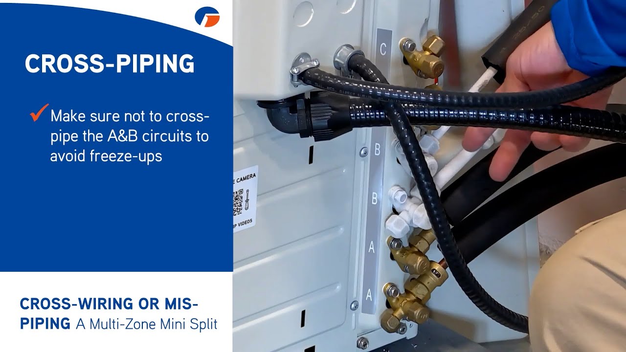Troubleshooting a Cross-Wired or Mis-Piped Multi-Zone Mini Split