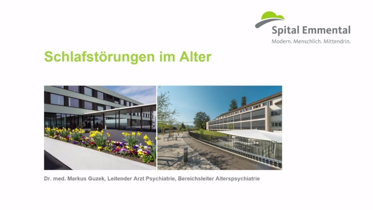 Schlafstörungen im Alter