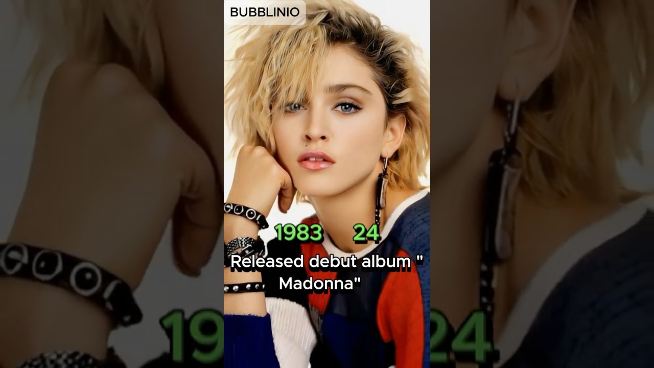 The Life Of Madonna 2025💥 #madonna  #bubblinio #celebrity #celebration #transformation