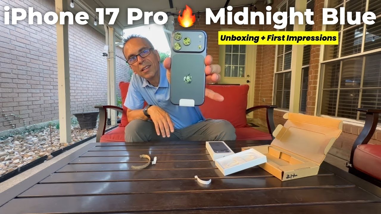 iPhone 17 Pro  (Midnight Blue / Deep Blue)