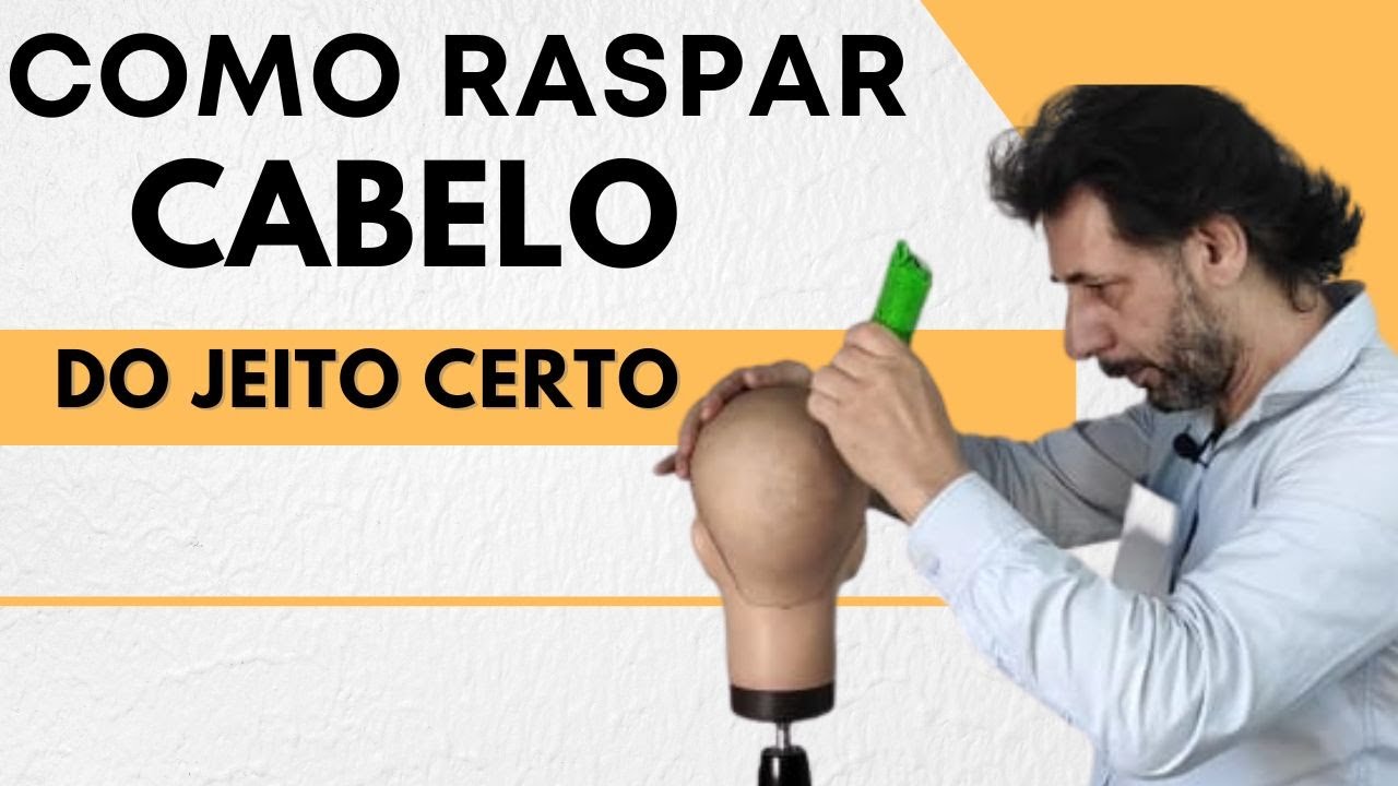 Como raspar o cabelo do jeito certo! Corte masculino para iniciantes.