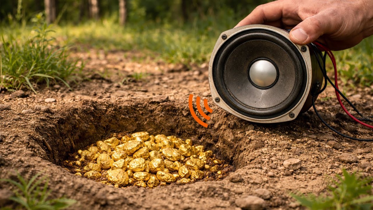 This Old Speaker Found Buried Treasures and Gold Underground