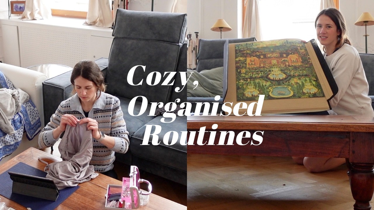 A Cozy, Organised Week at Home ☕ Cleaning, Puzzles & Banana Bread