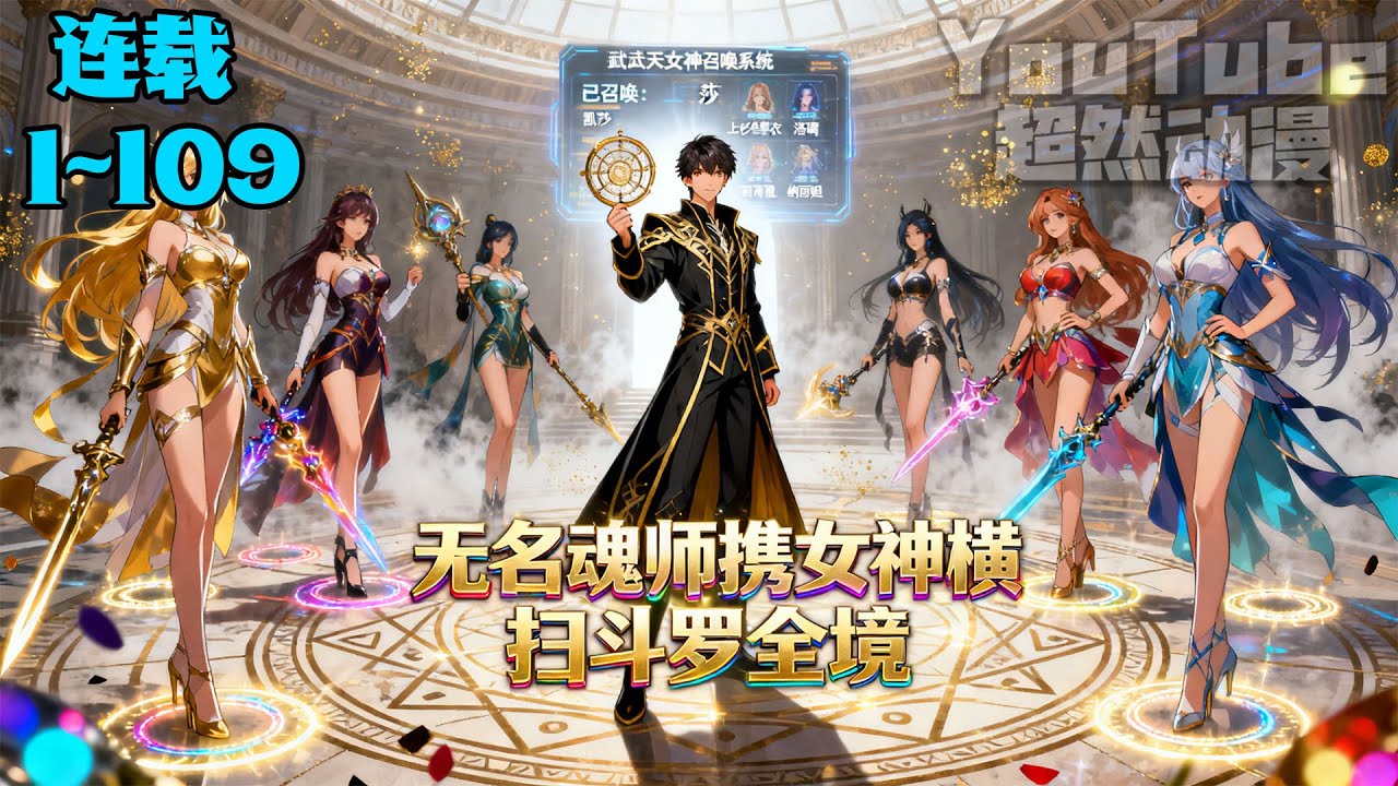 在斗罗大陆规则被削弱的时代，你一个无名小卒，却凭诸天女神平天斗、灭星罗，强者全体失声！#斗罗大陆 #系统 #推文 #小说 #热血 #穿越 #唐三 #武魂