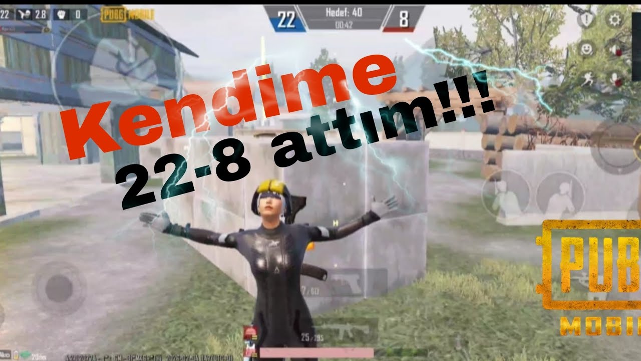 KENDİME 22-8 ATTIM PUBG MOBİLE 