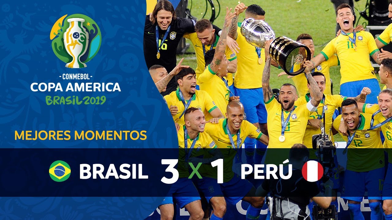 BRASIL X PERÚ I  MEJORES MOMENTOS I FINAL CONMEBOL COPA AMERICA BRASIL 2019
