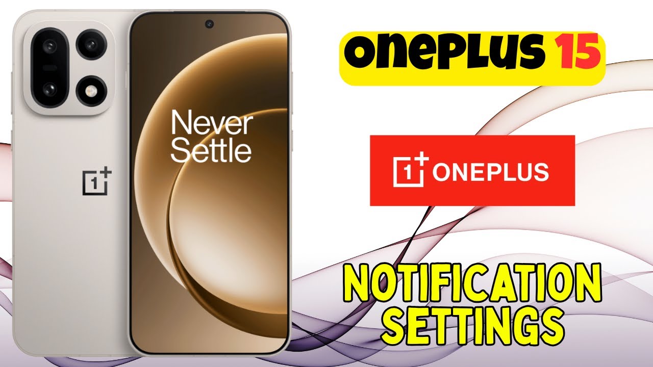 ✅ Объяснение настроек уведомлений OnePlus 15 | Как легко управлять уведомлениями