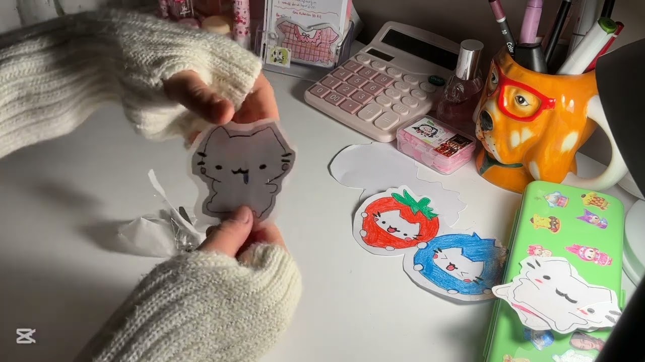 STİCKER VE KOLEKSİYON YAPIMI😻💗🎀🌸