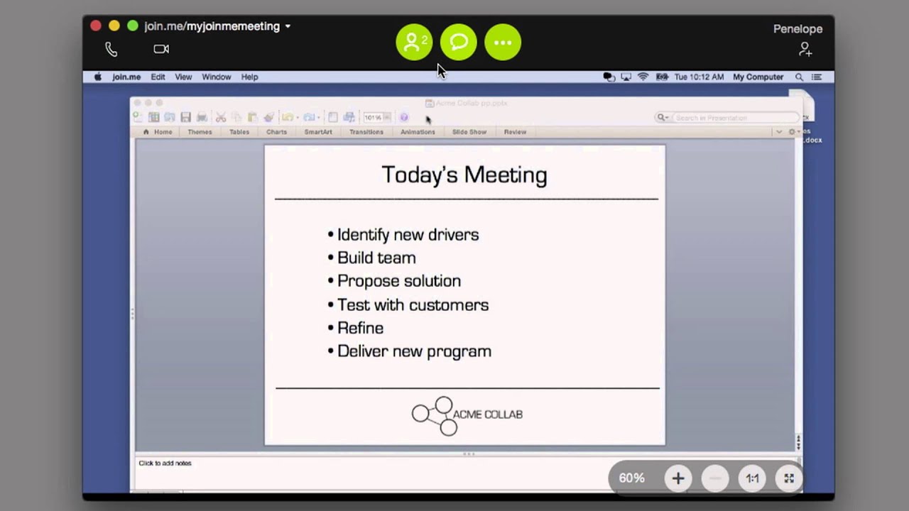 User Tips: join.me Participant Demo