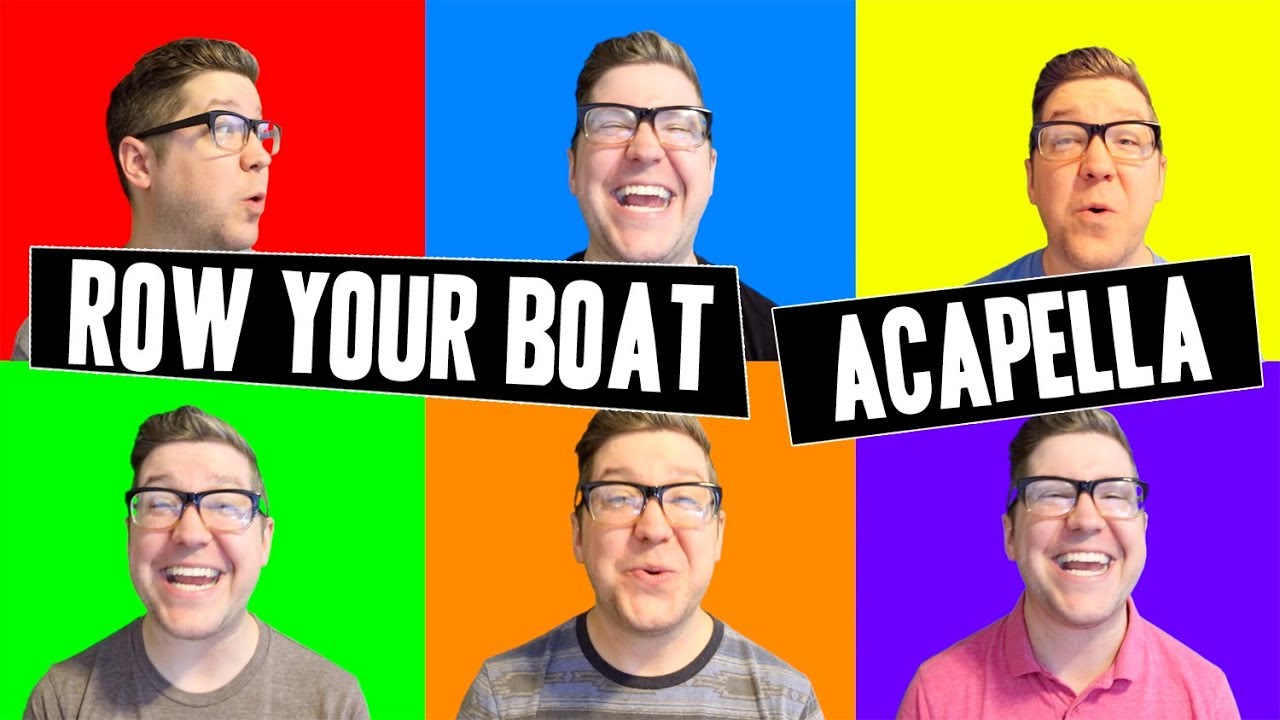 Row Row Row Your Boat ACAPELLA KIDS MUSIC | Song for Toddlers, Preschool, Parents & Teachers